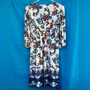 Casual dress with 3/4 sleeves size S